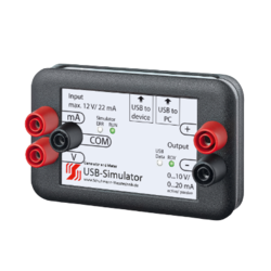 USB-Simulator – Messwertgeber, Messgerät und Parametrieradapter von Schuhmann Messtechnik