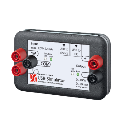 USB-Simulator – Messwertgeber, Messgerät und Parametrieradapter von Schuhmann Messtechnik